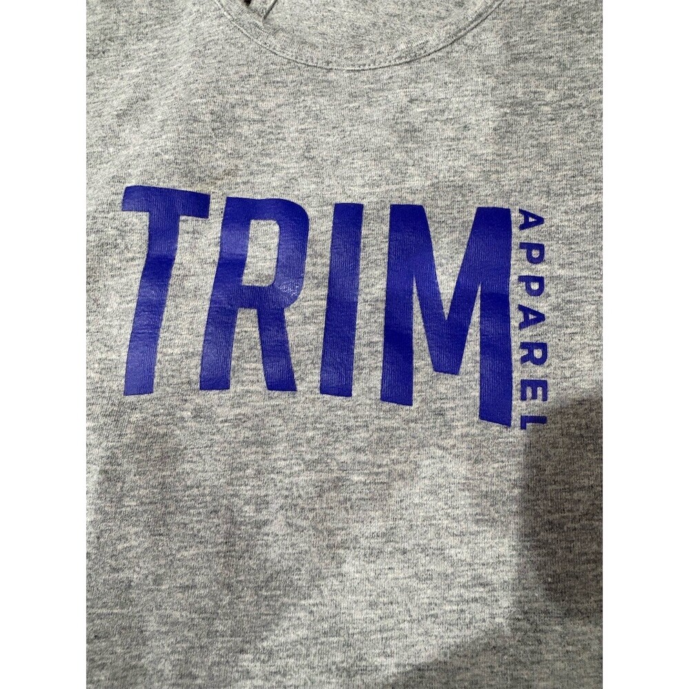 TRIM Apparel Tank Top Womens Size M Heather Gray Racerback Trail Athletic - Picture 6 of 8